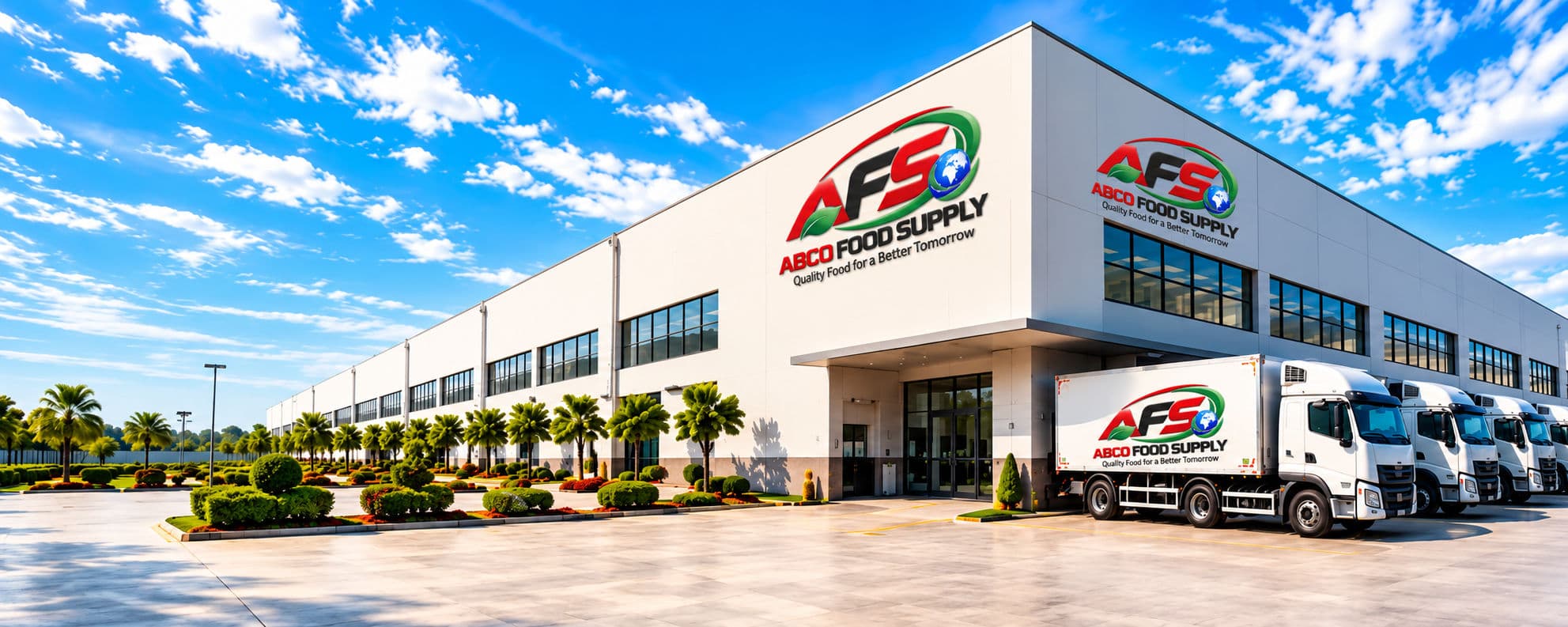ABCO Food Supply logistics hub and fleet